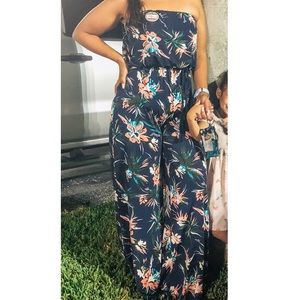 Sandiva Strapless Jumpsuit Vacation